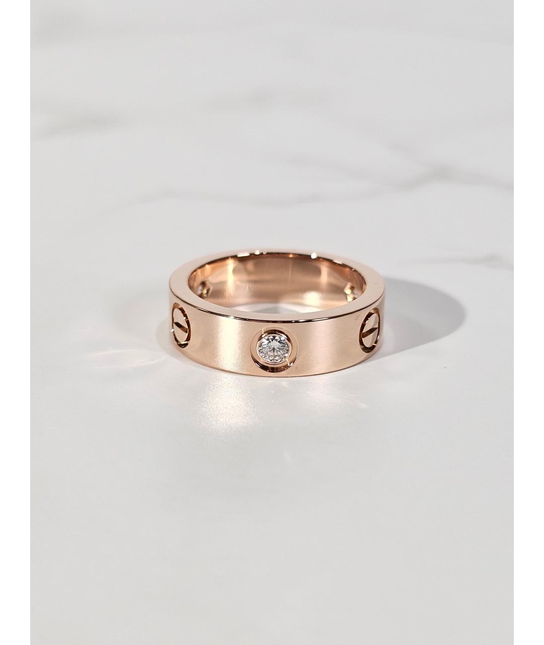 CARTIER Золотое кольцо из розового золота, фото 4