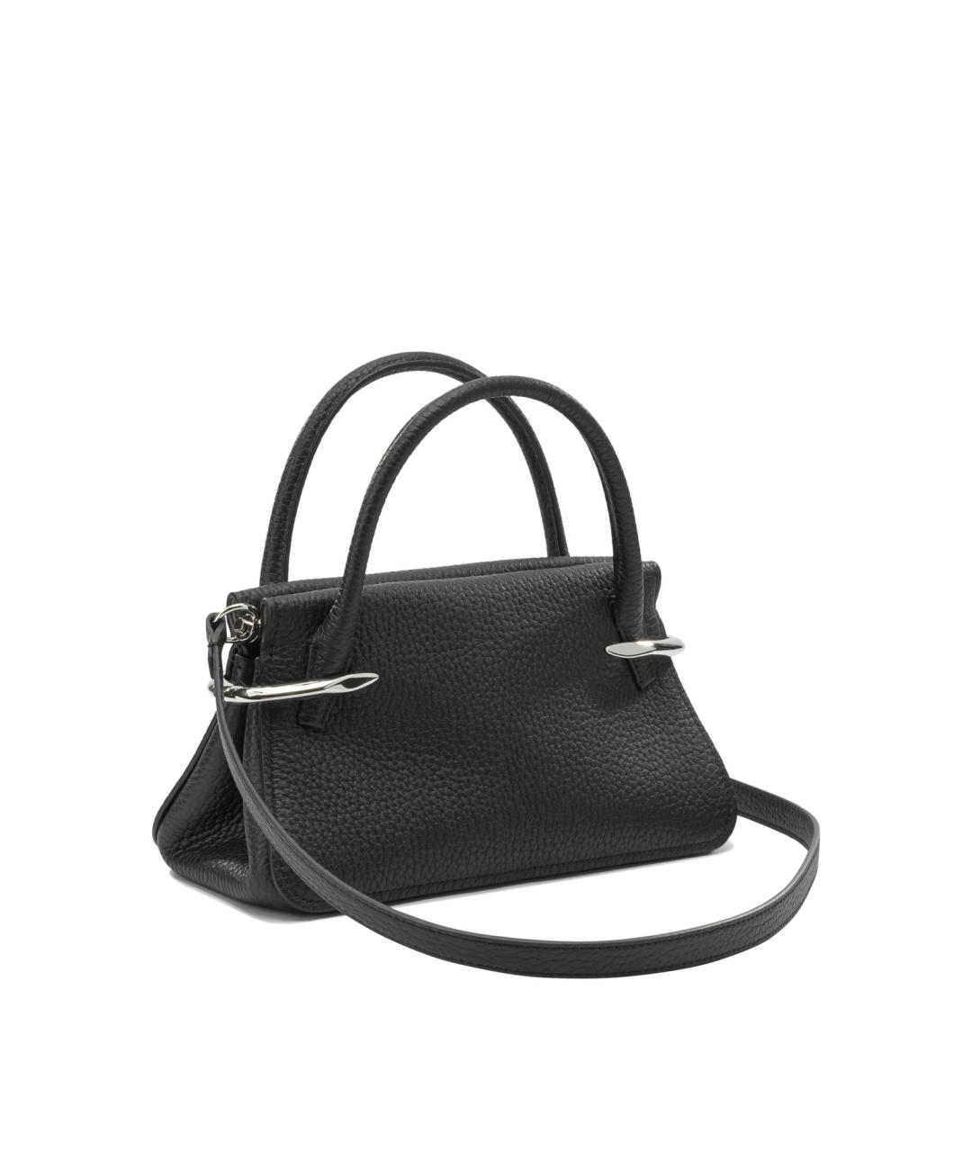 GIVENCHY Черная кожаная сумка тоут, фото 2