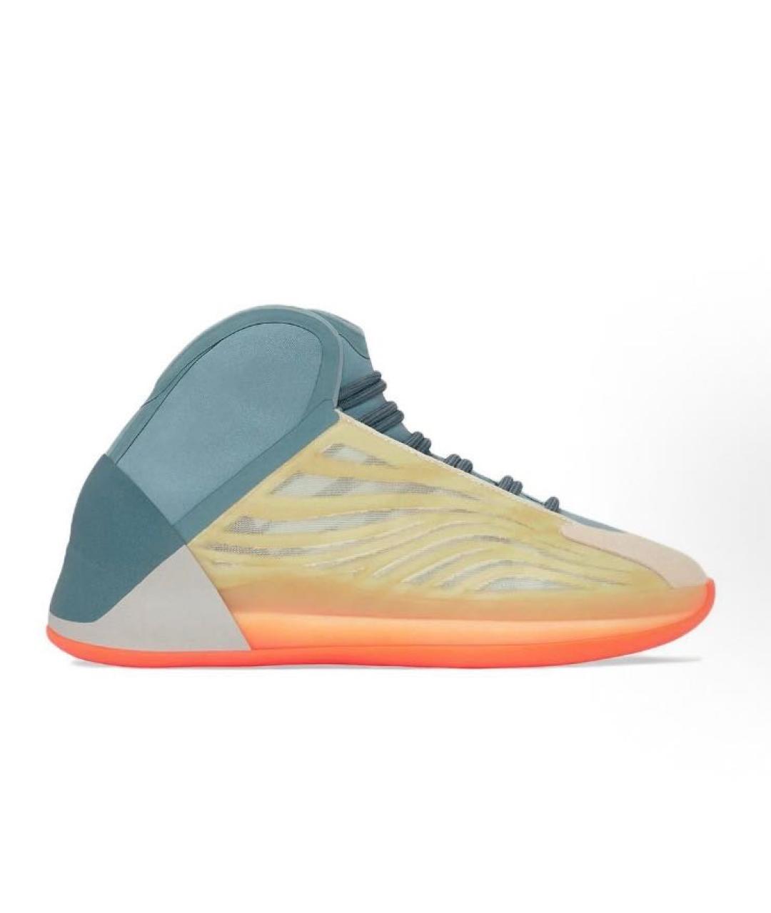 ADIDAS YEEZY Мульти текстильные высокие кроссовки / кеды, фото 5