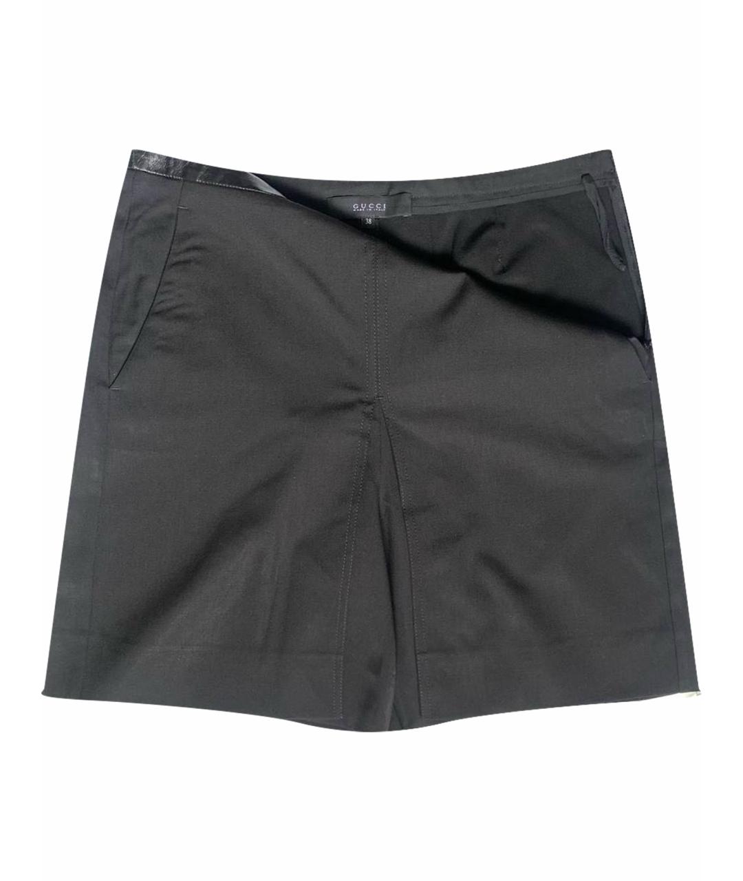 GUCCI Черная юбка-шорты, фото 1