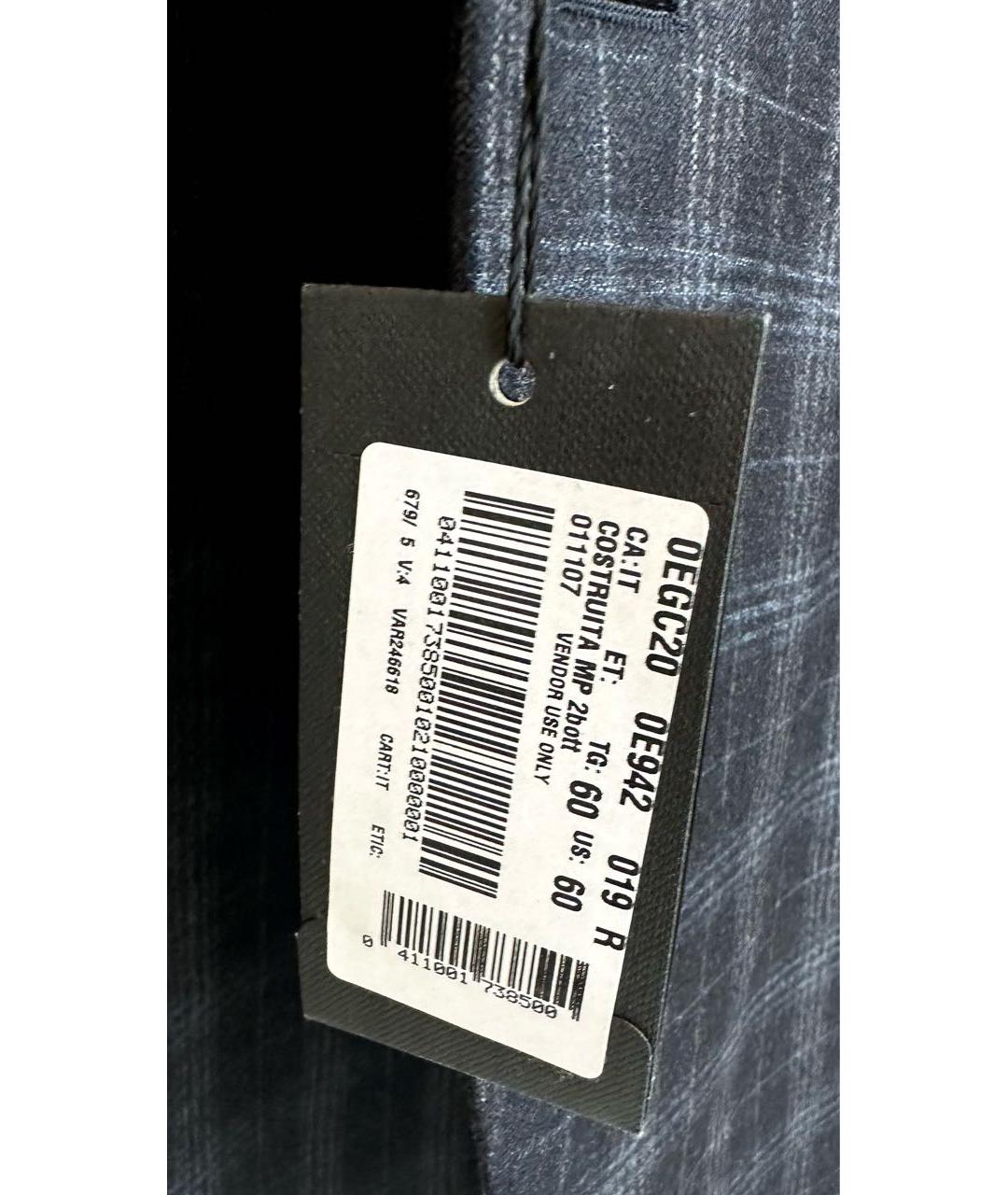 GIORGIO ARMANI Темно-синий шерстяной пиджак, фото 7