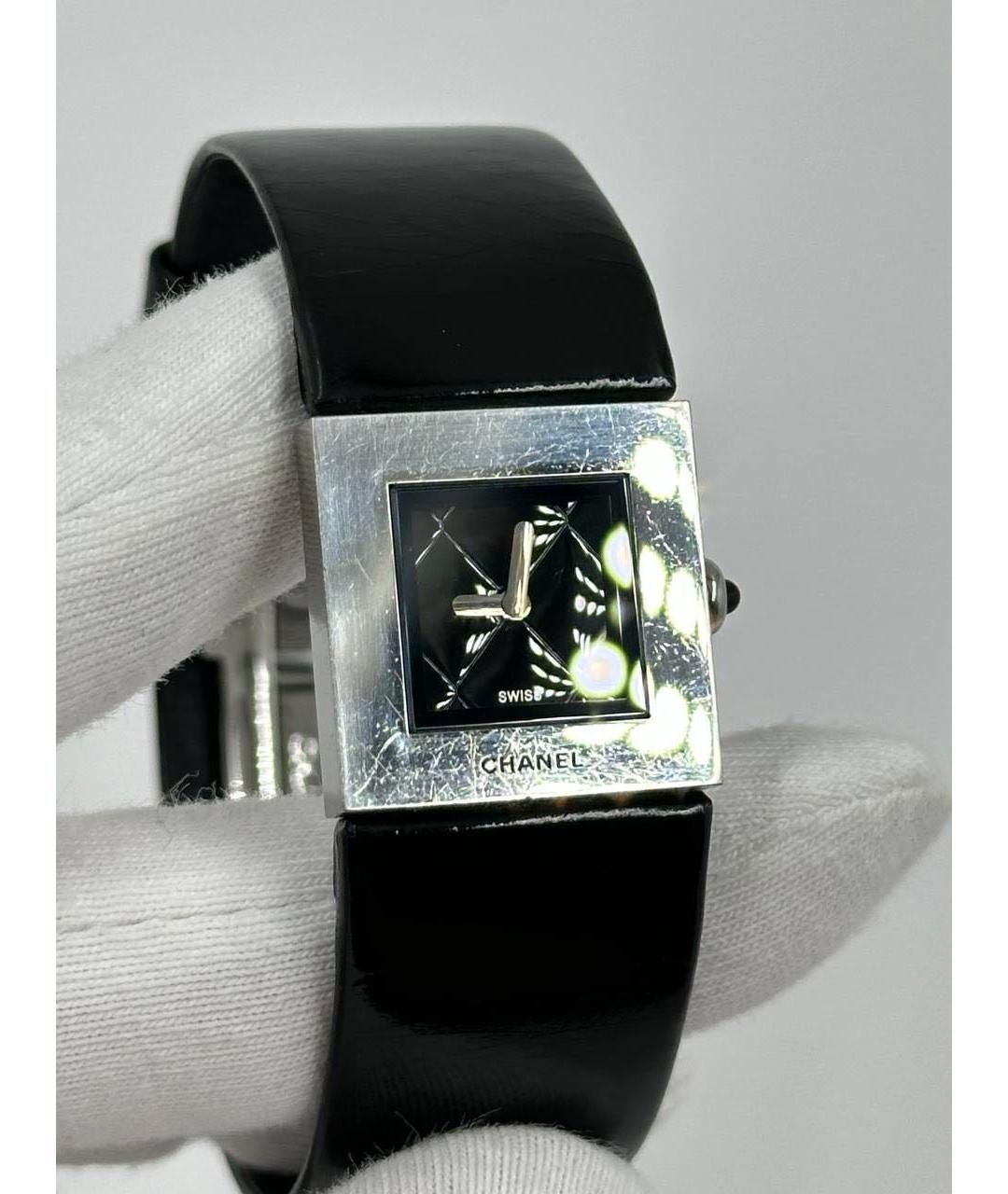 CHANEL Черные стальные часы, фото 4