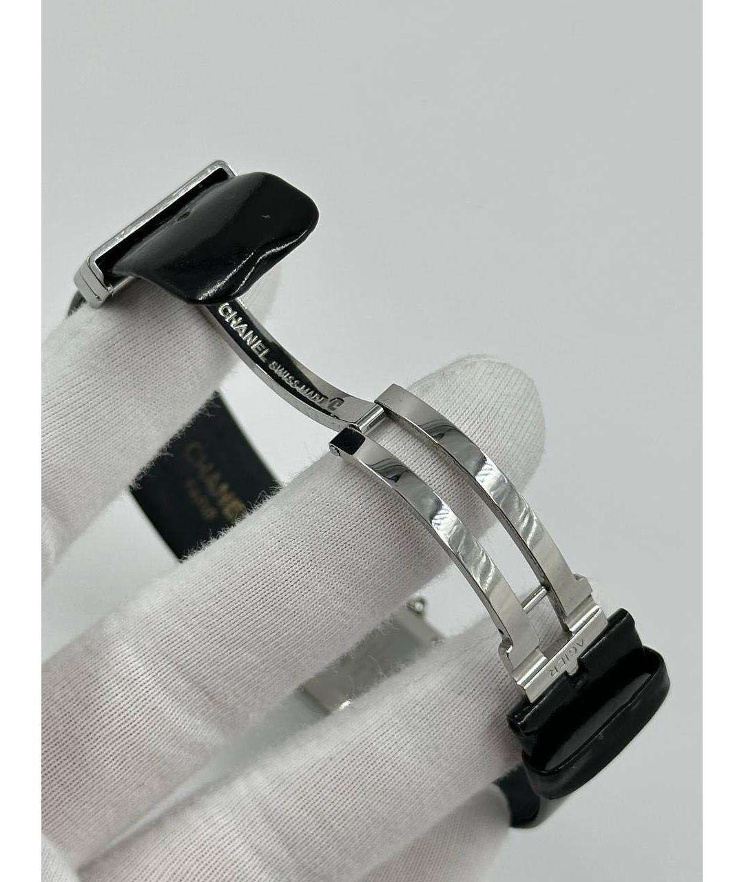 CHANEL Черные стальные часы, фото 7