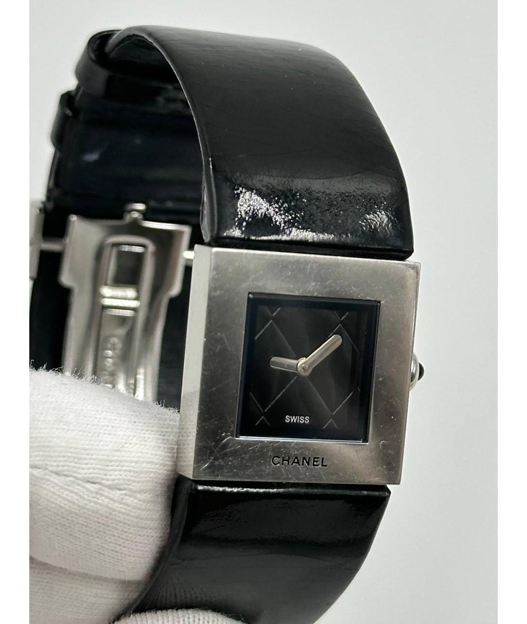 CHANEL Черные стальные часы, фото 3