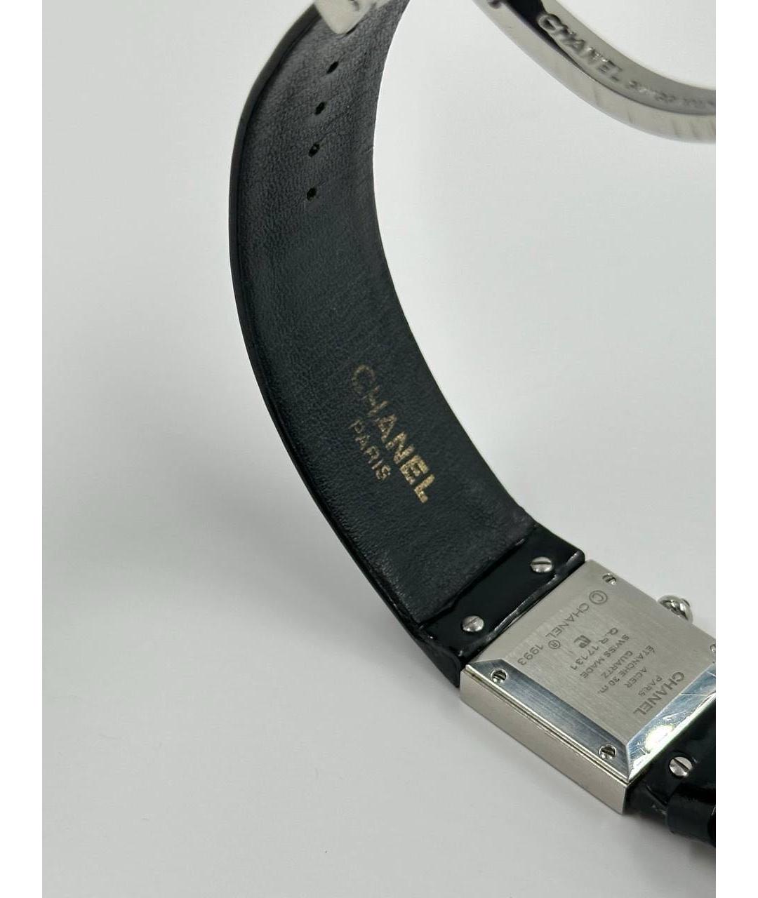 CHANEL Черные стальные часы, фото 6