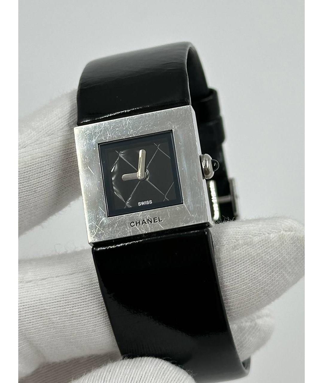CHANEL Черные стальные часы, фото 2