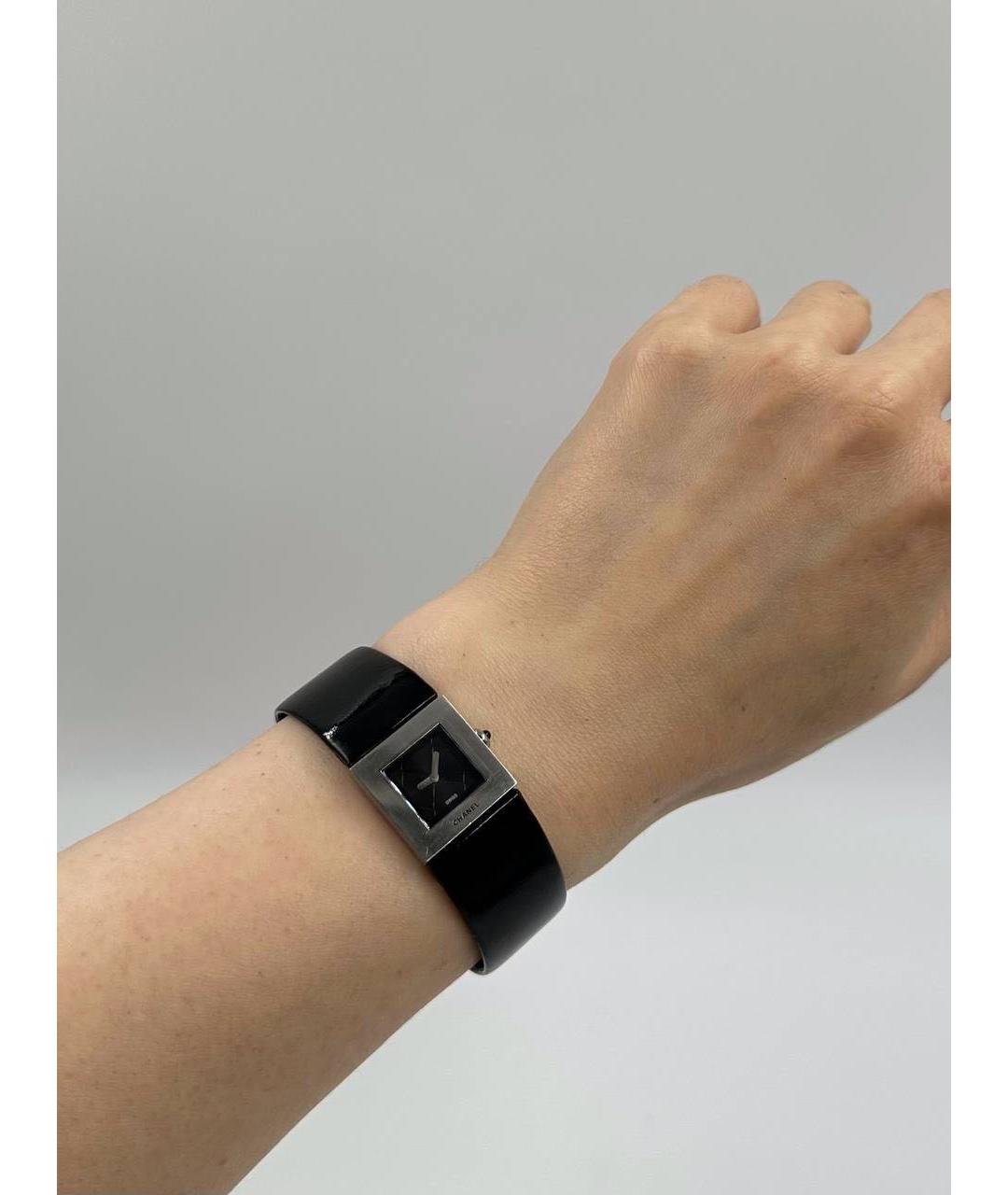 CHANEL Черные стальные часы, фото 8