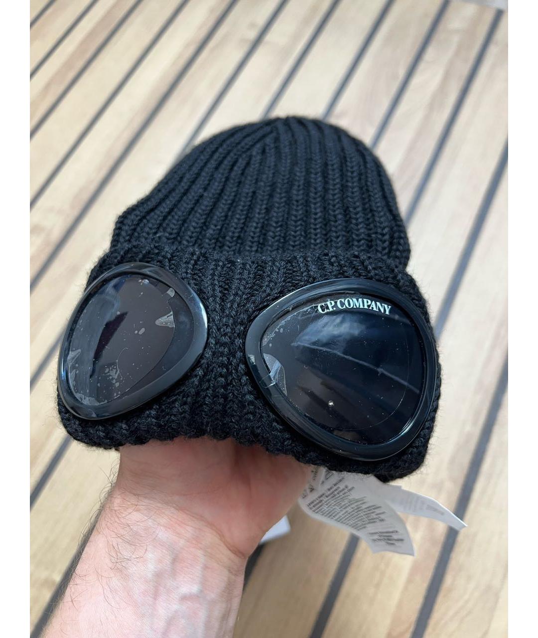 CP COMPANY Черная шерстяная шапка, фото 2