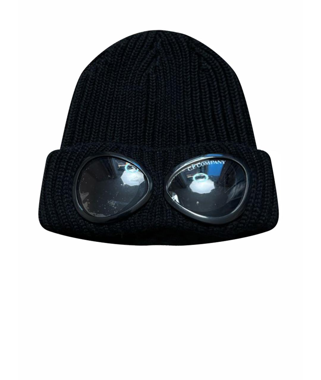 CP COMPANY Черная шерстяная шапка, фото 1