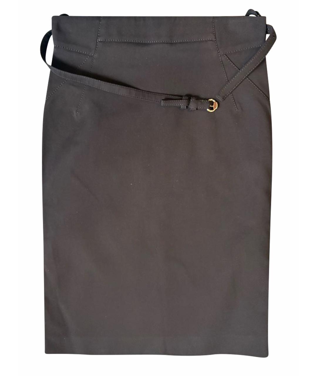 GUCCI Черная юбка мини, фото 1