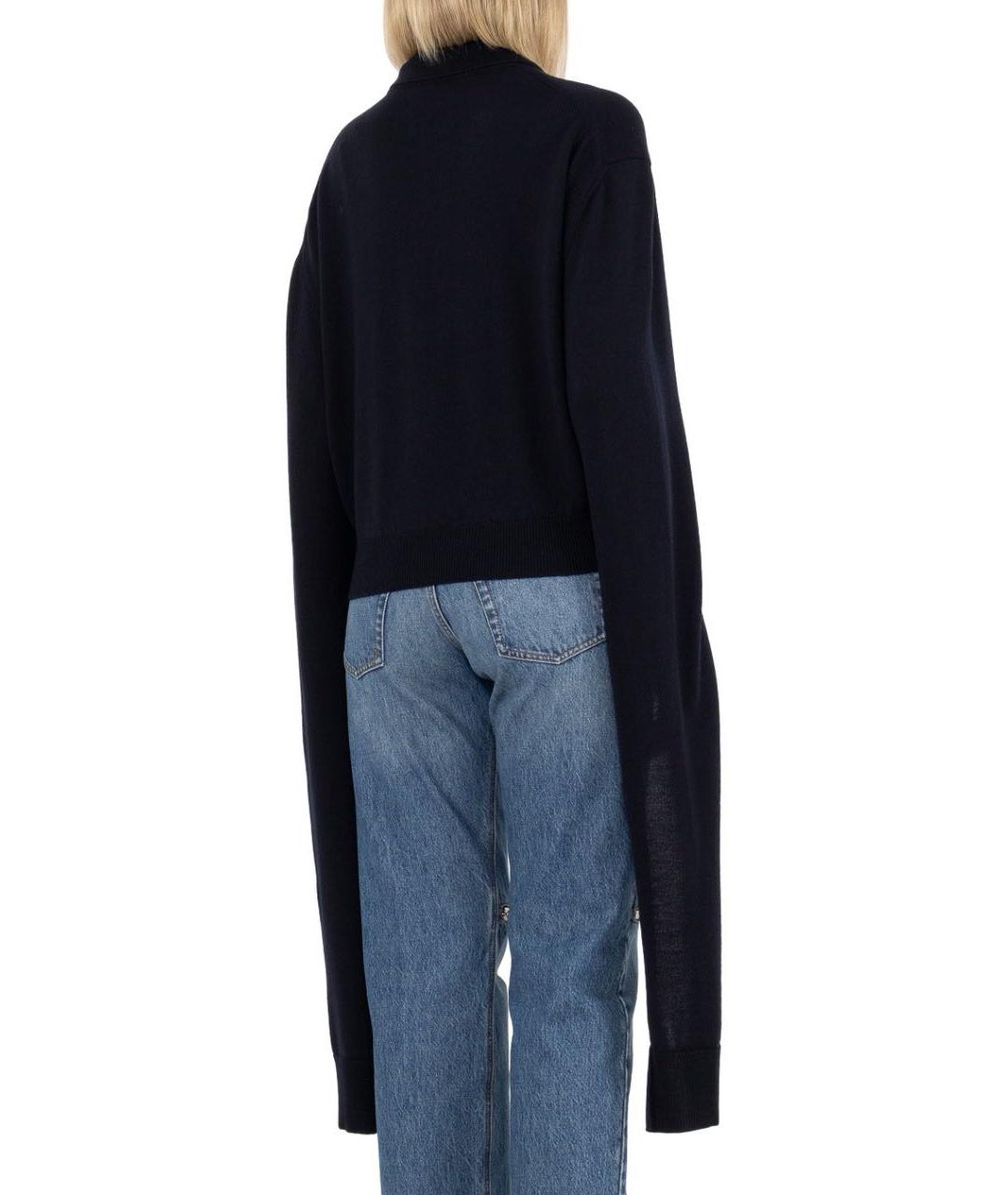 COPERNI Темно-синий шерстяной джемпер / свитер, фото 4