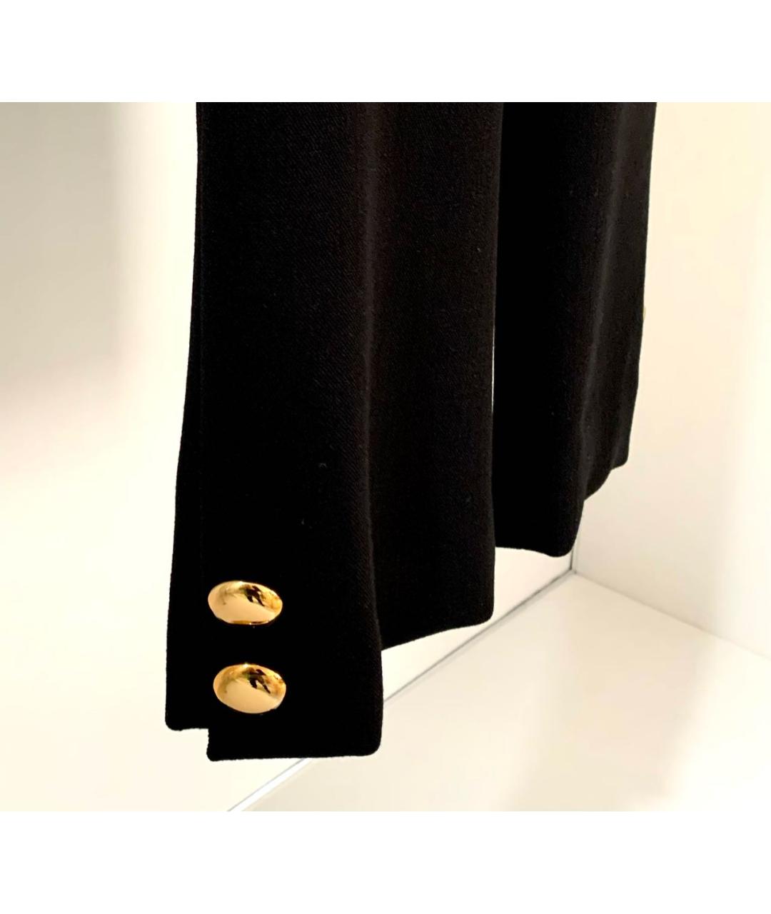 DOLCE&GABBANA Черные полиэстеровые бриджи, фото 4