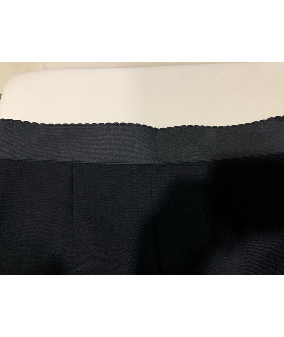 DOLCE&GABBANA Черные полиэстеровые бриджи, фото 6