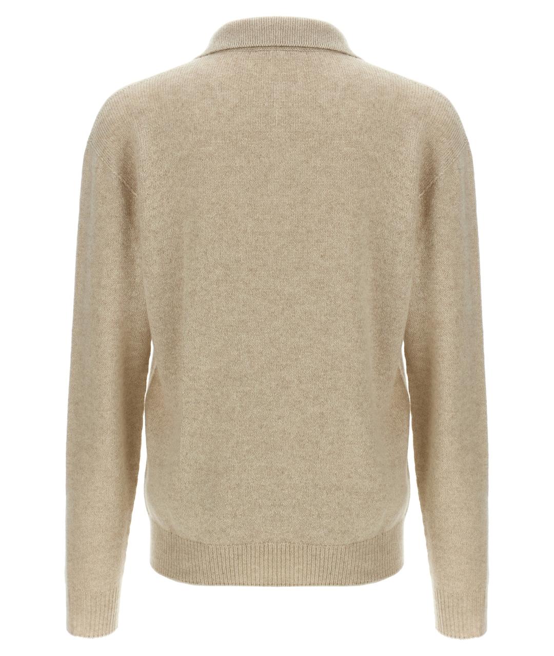 THE ROW Бежевый кашемировый джемпер / свитер, фото 2