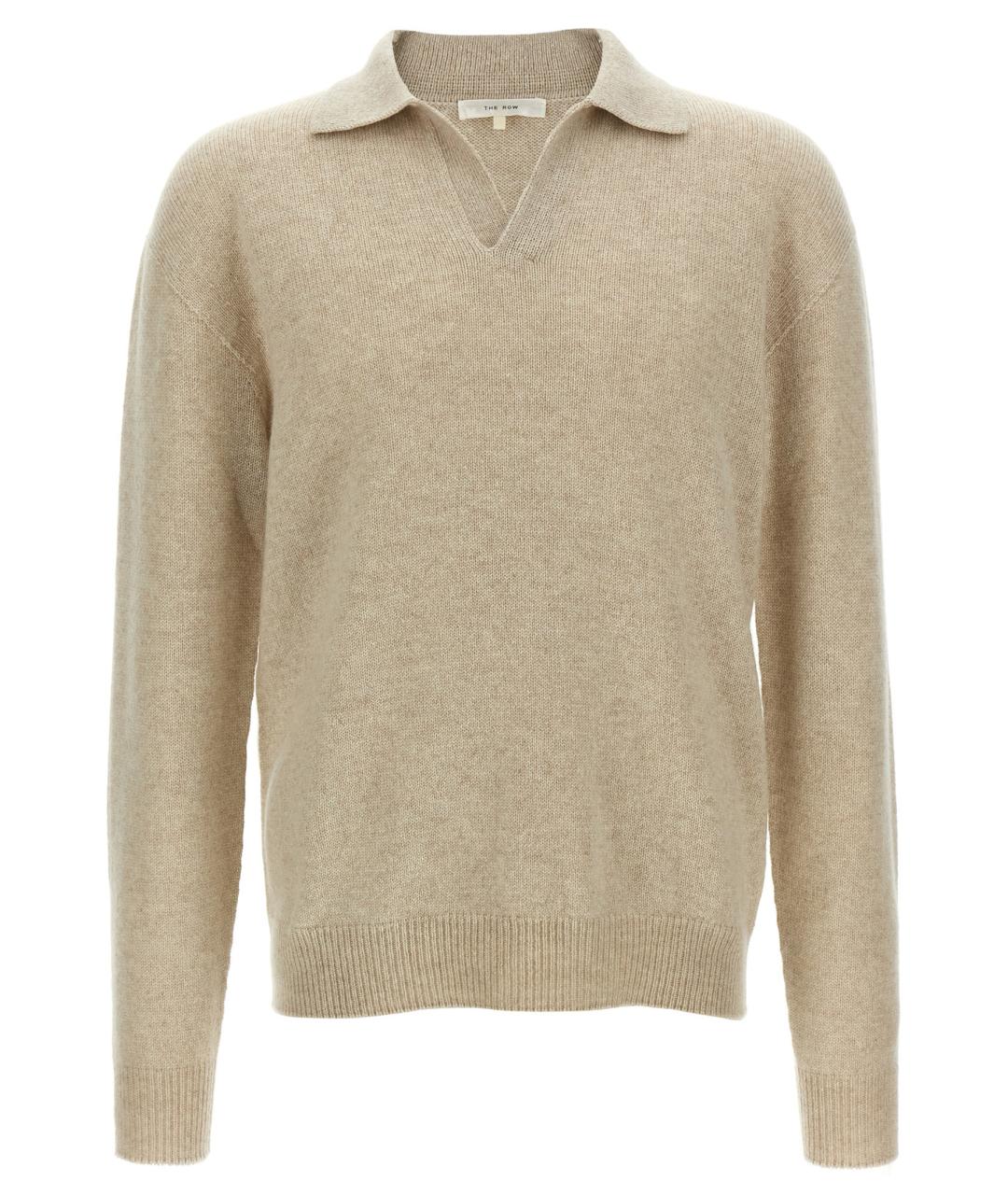 THE ROW Бежевый кашемировый джемпер / свитер, фото 1