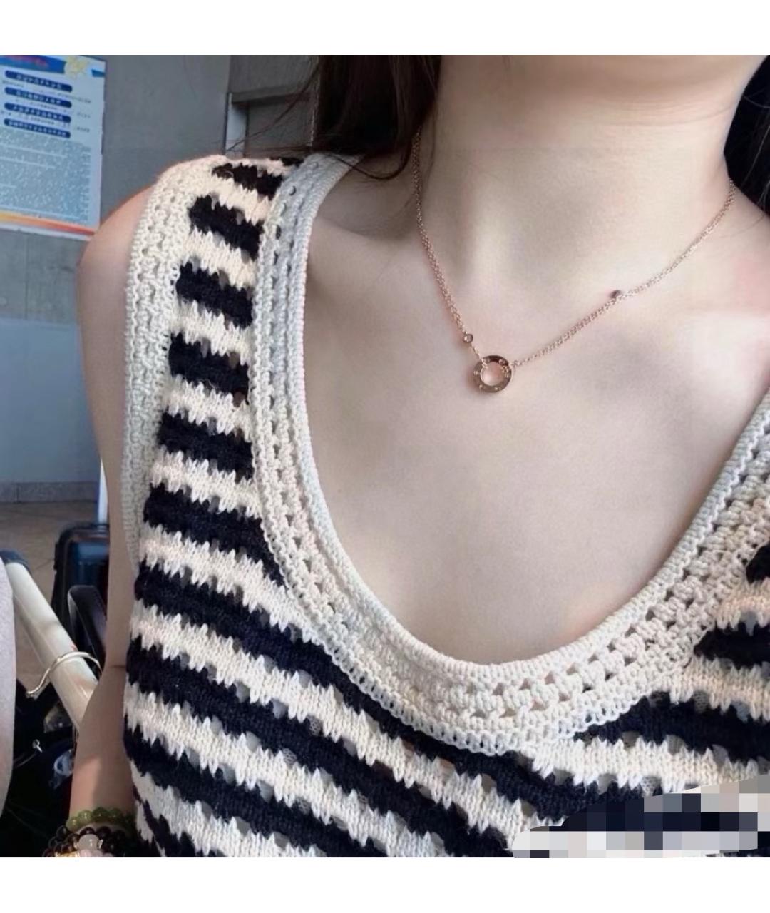 CARTIER Золотое колье из розового золота, фото 7