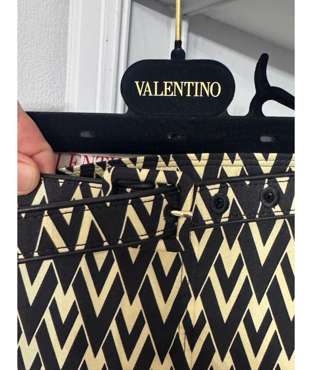 VALENTINO Мульти шелковый костюм с юбками, фото 4