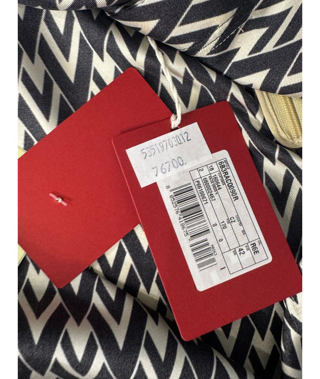 VALENTINO Мульти шелковый костюм с юбками, фото 8