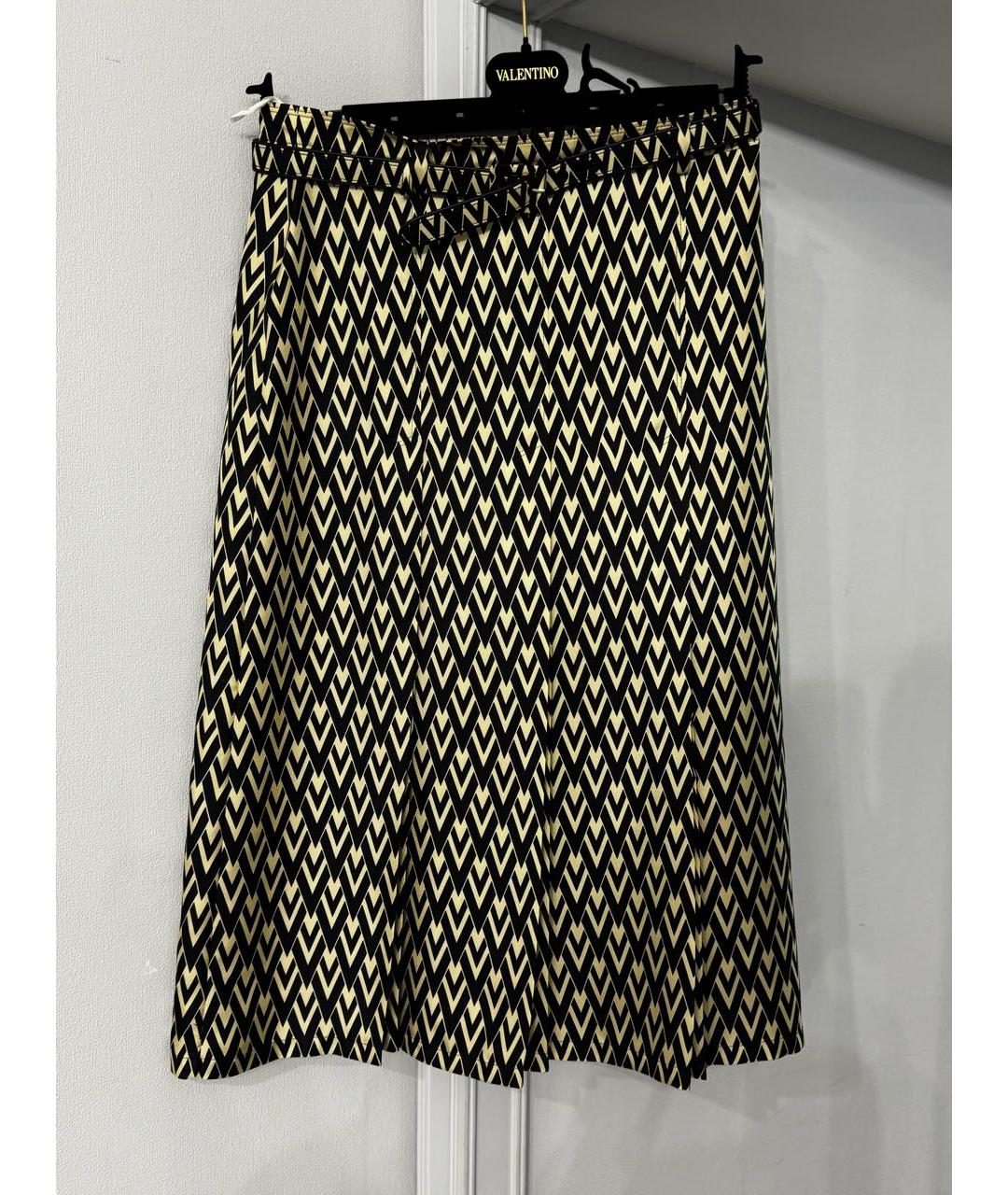 VALENTINO Мульти шелковый костюм с юбками, фото 6