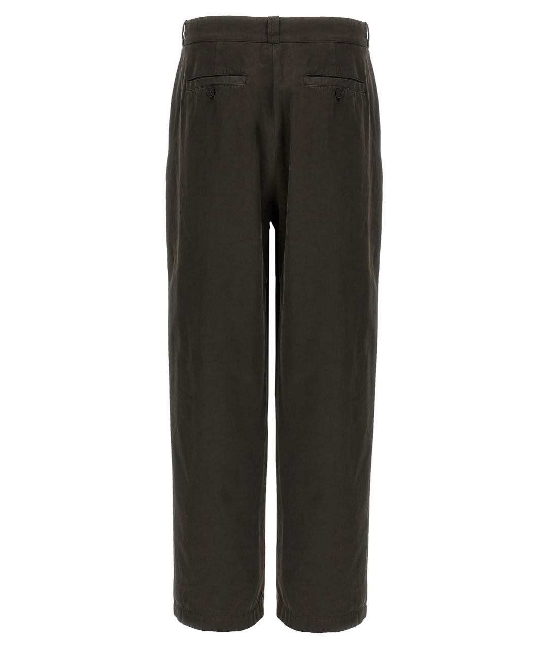 THE ROW Коричневые хлопковые повседневные брюки, фото 2