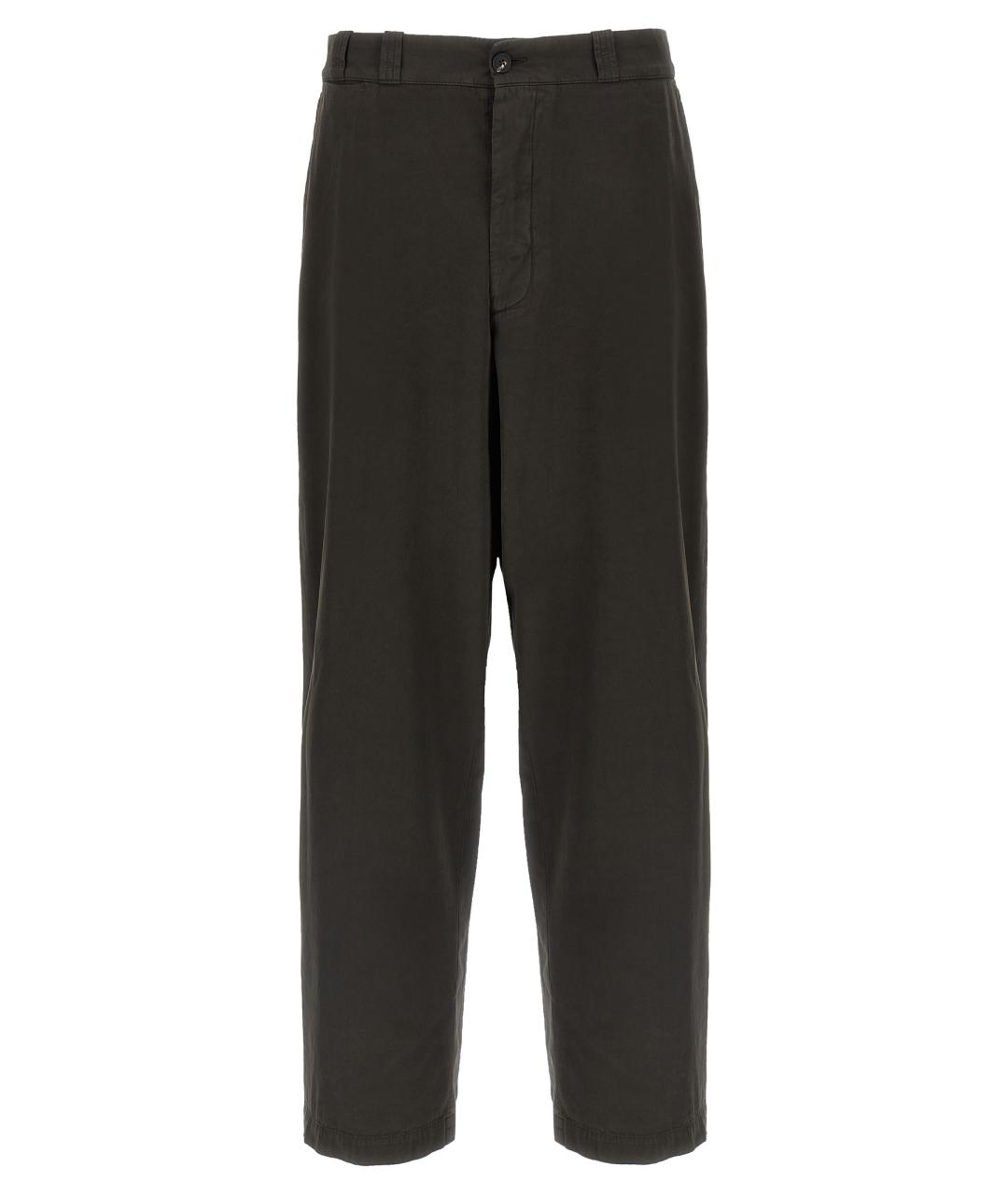 THE ROW Коричневые хлопковые повседневные брюки, фото 1