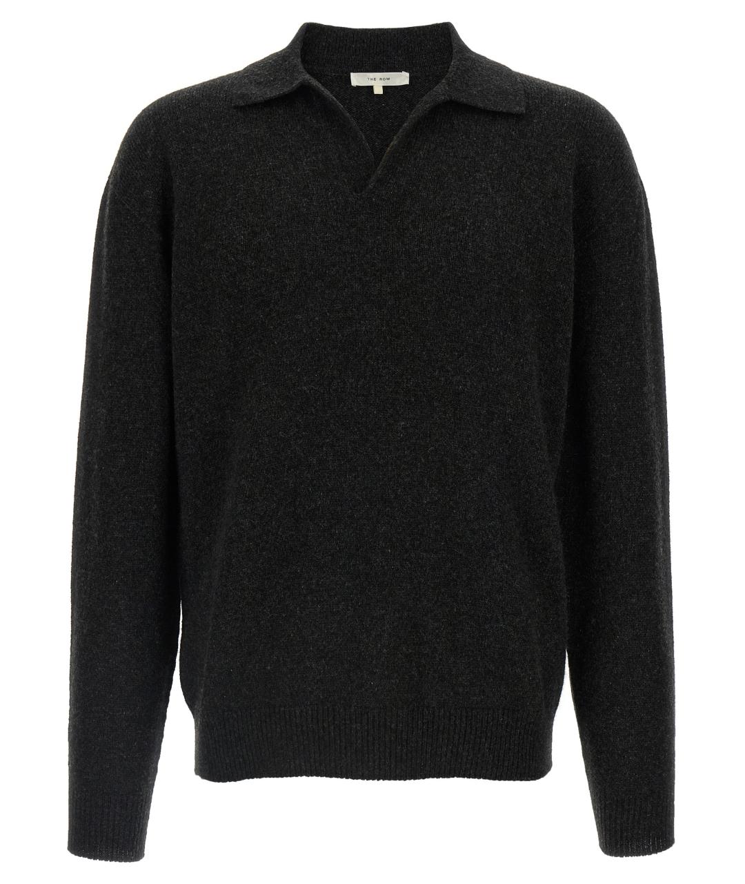 THE ROW Антрацитовый кашемировый джемпер / свитер, фото 1