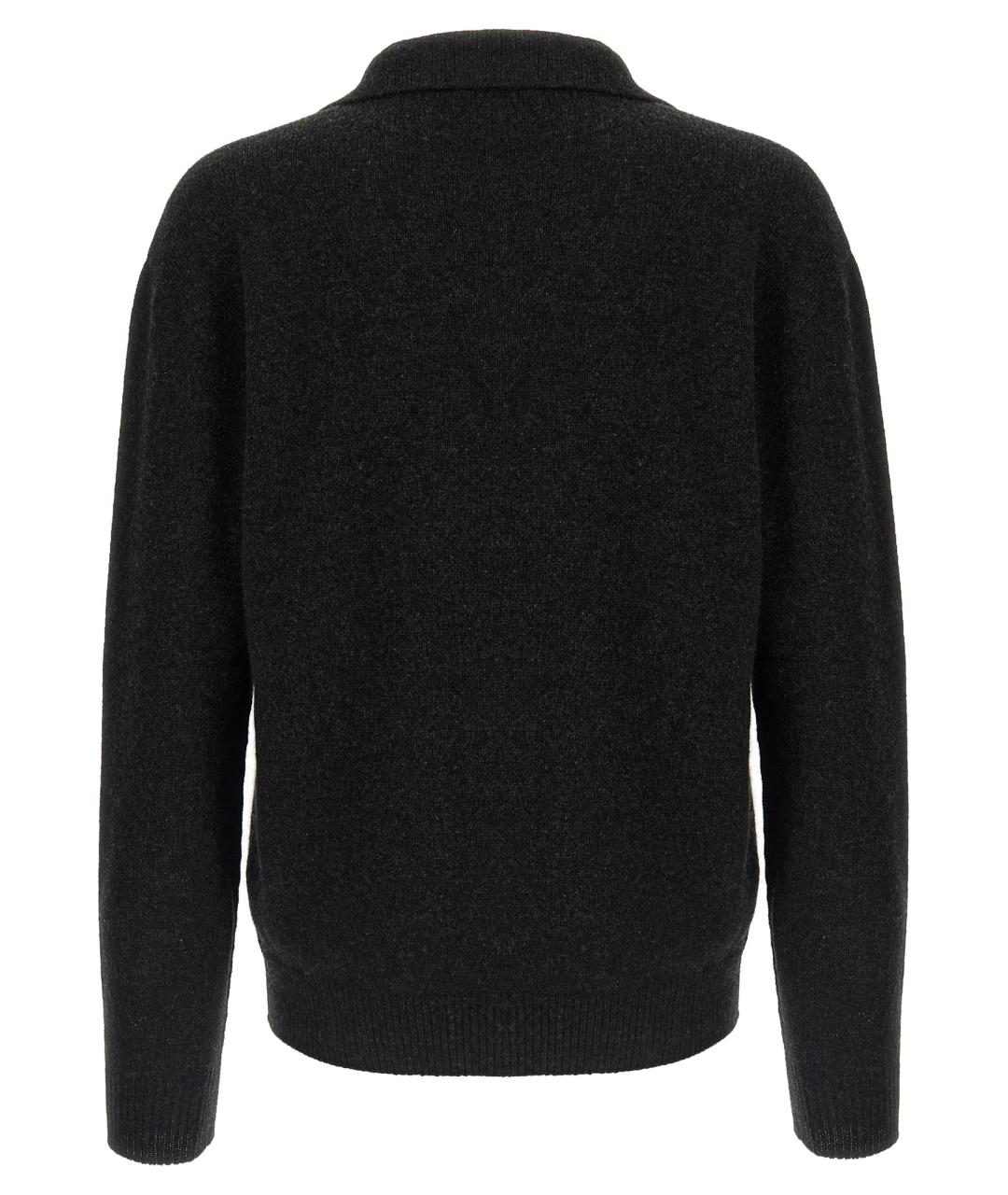 THE ROW Антрацитовый кашемировый джемпер / свитер, фото 2