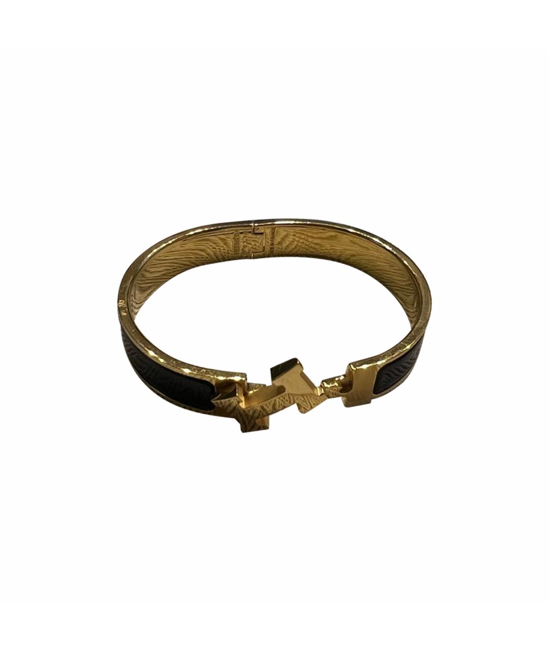 HERMES Черный браслет, фото 1