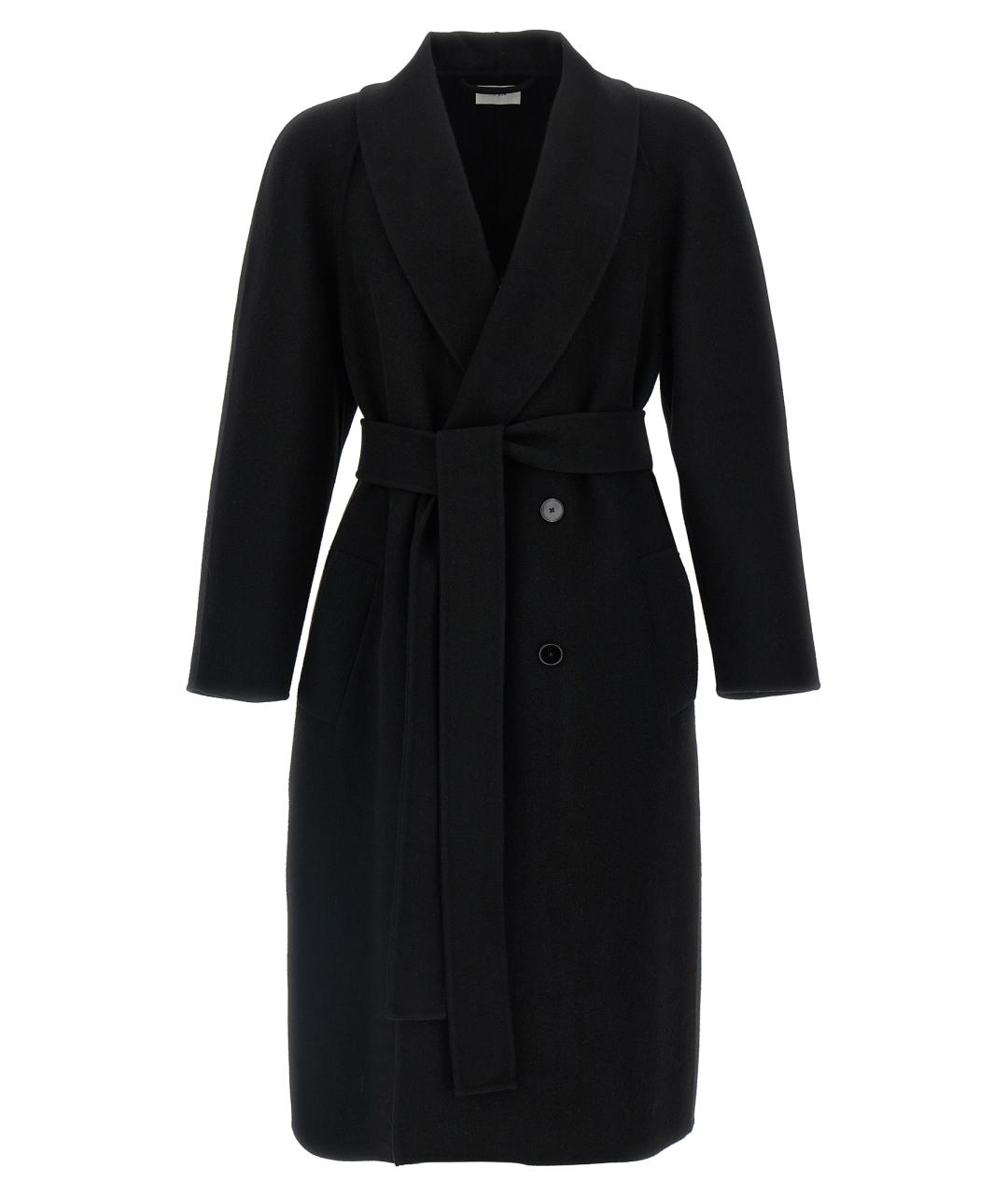 THE ROW Черное шерстяное пальто, фото 1