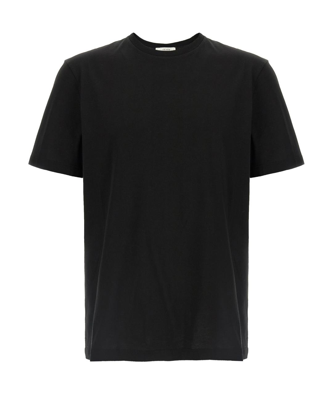 THE ROW Черная хлопковая футболка, фото 1
