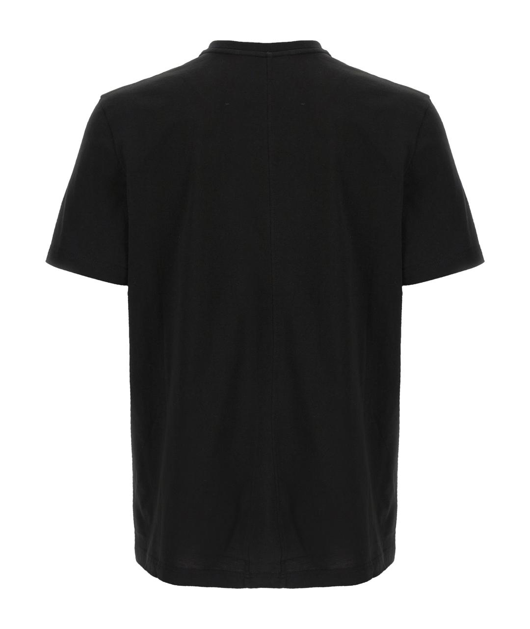 THE ROW Черная хлопковая футболка, фото 2