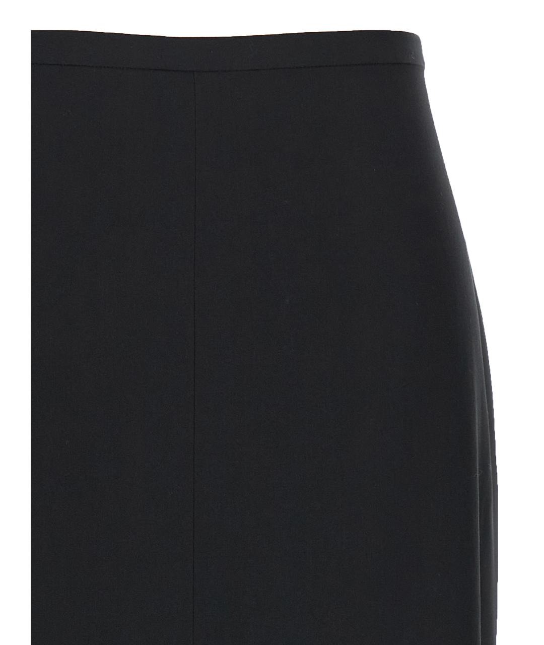 THE ROW Черная вискозная юбка миди, фото 3