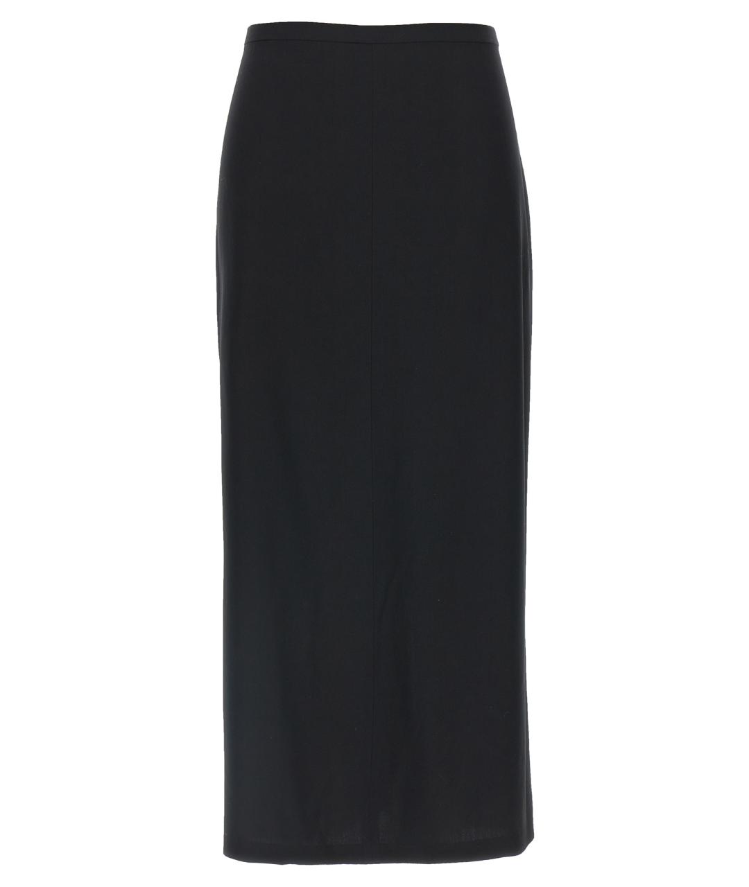THE ROW Черная вискозная юбка миди, фото 1