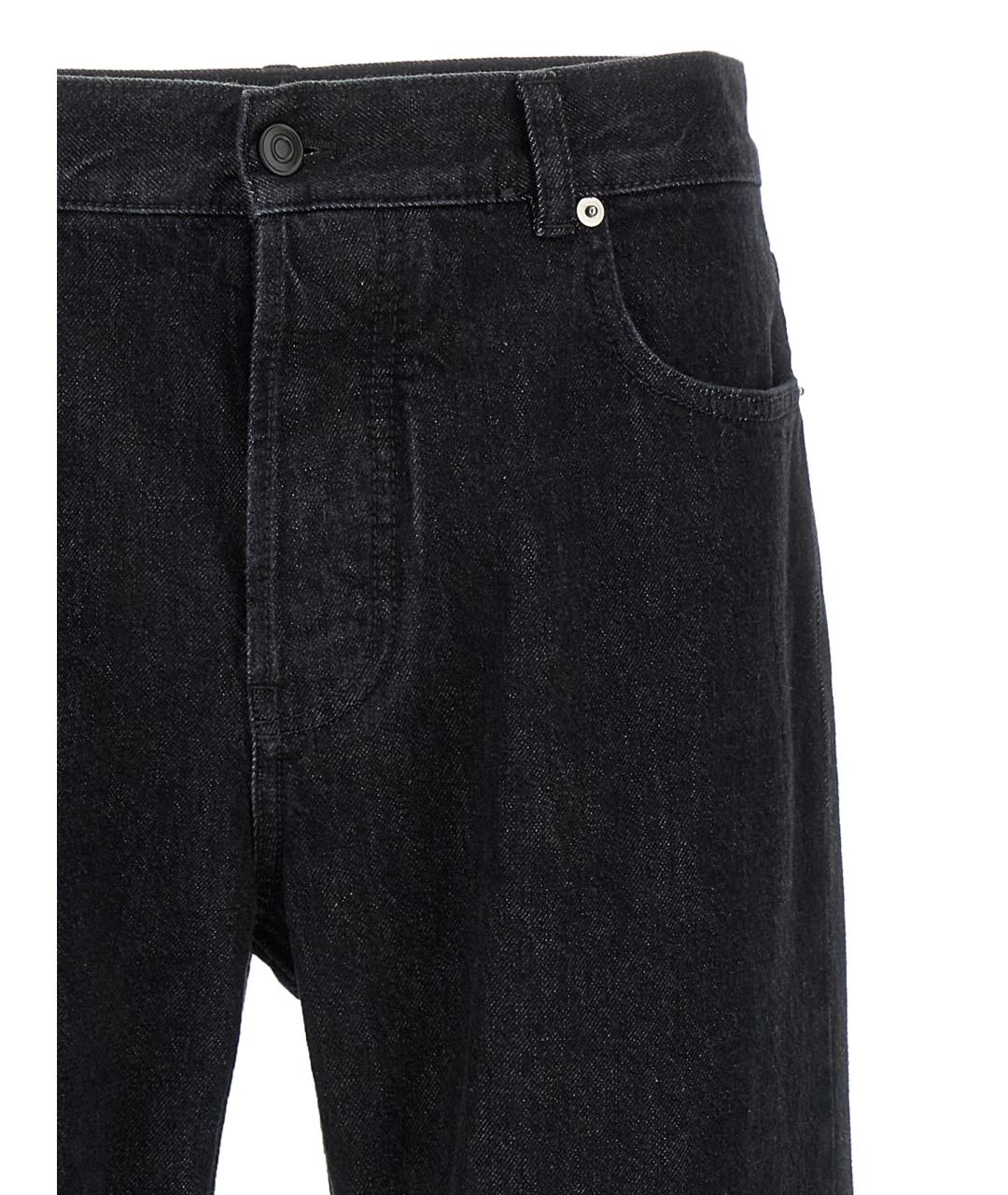 THE ROW Черные хлопковые прямые джинсы, фото 3