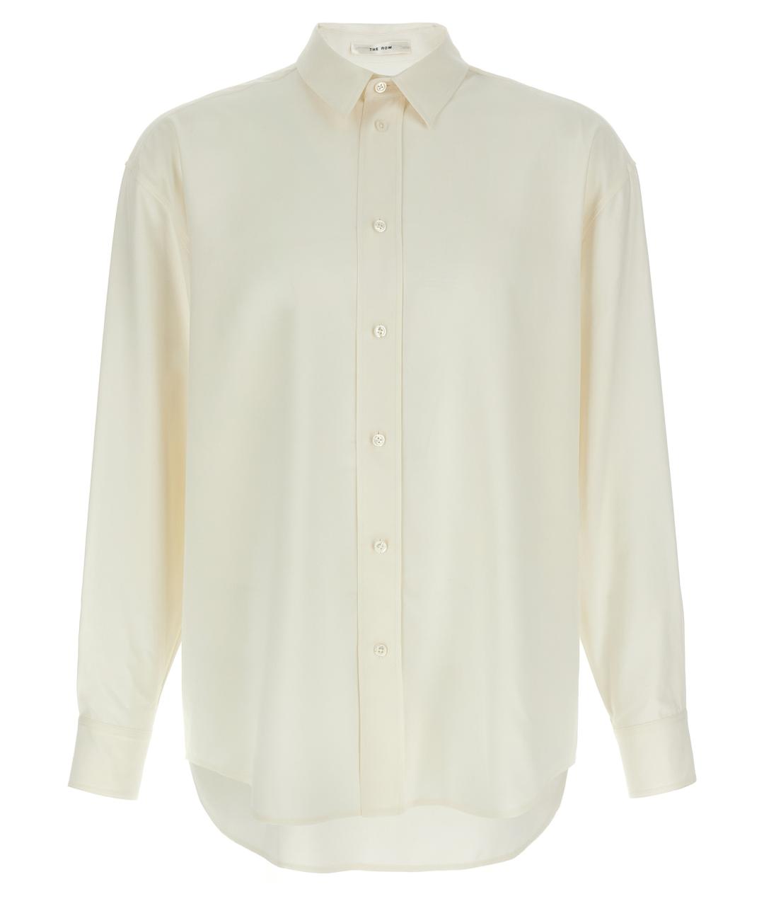 THE ROW Бежевая шелковая кэжуал рубашка, фото 1