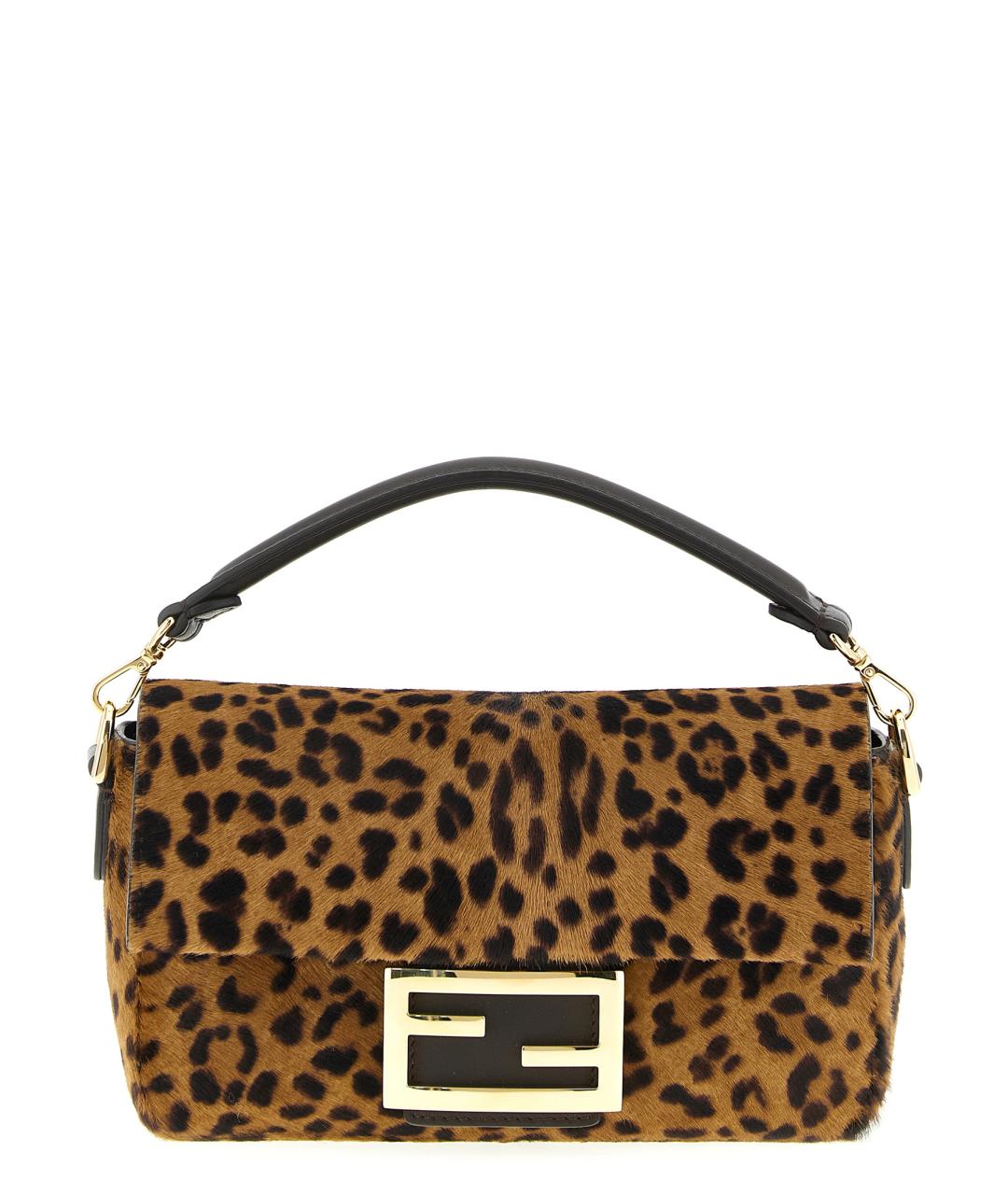 FENDI Коричневая сумка через плечо, фото 1