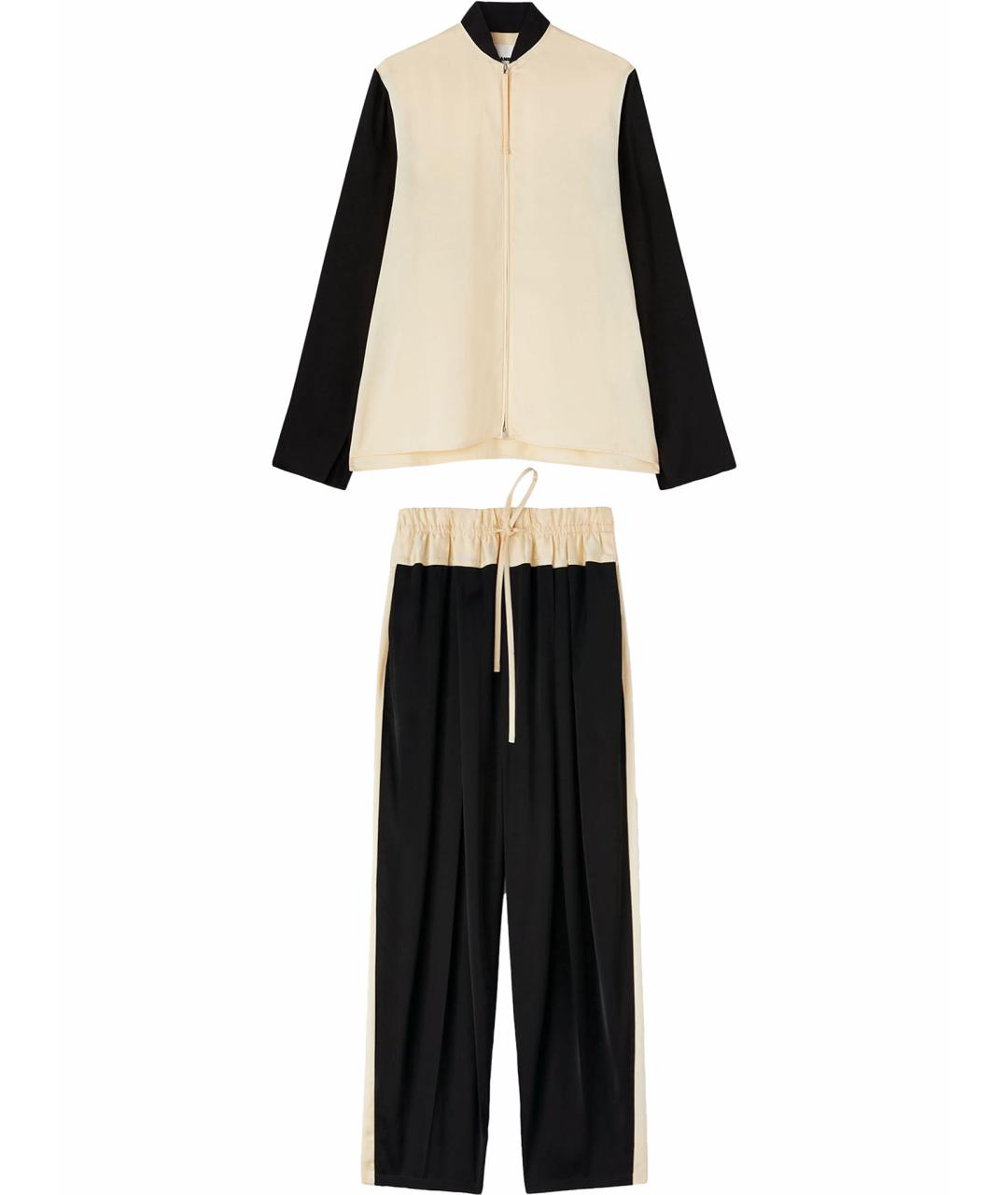 JIL SANDER Мульти шелковый костюм с брюками, фото 1