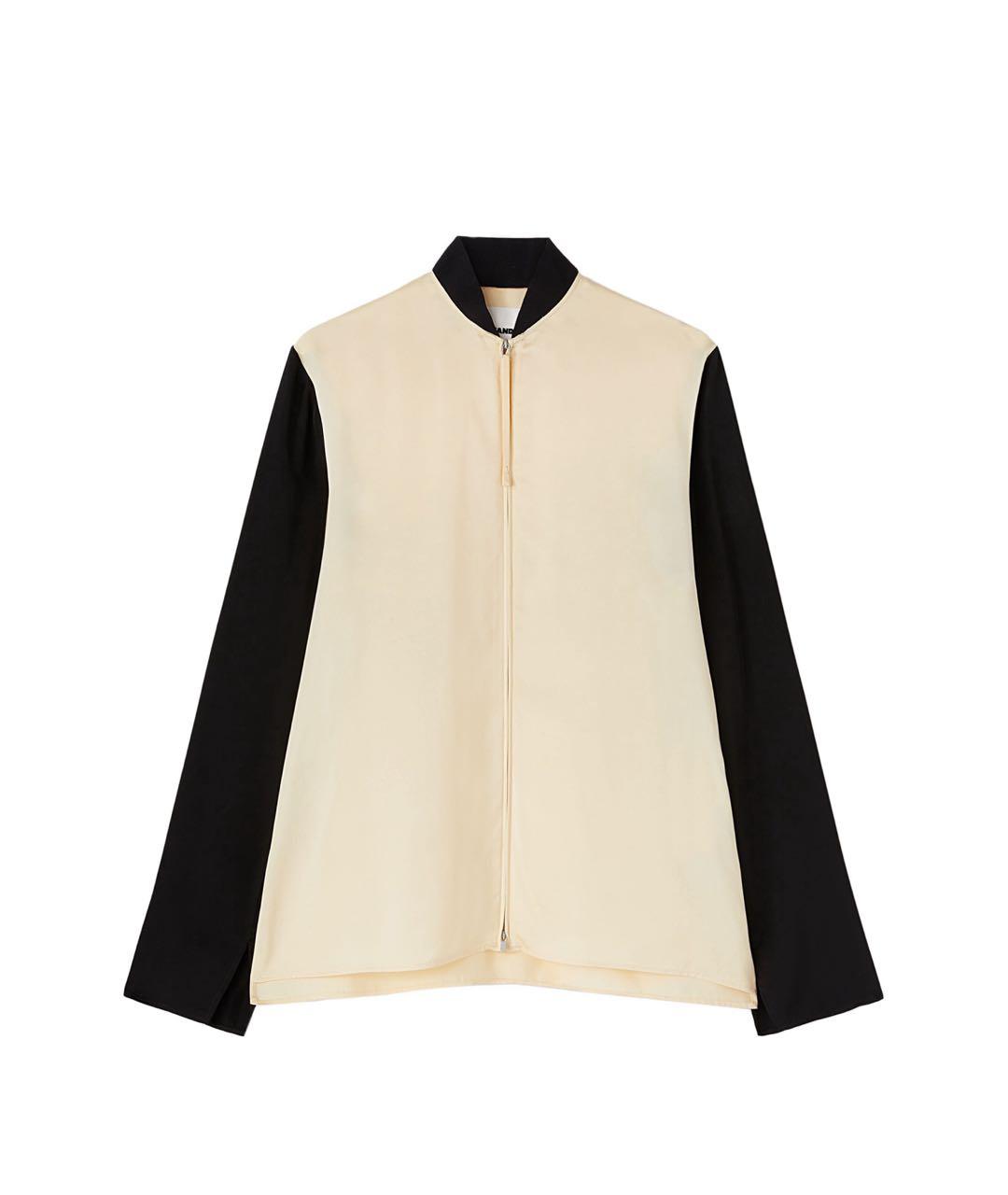 JIL SANDER Мульти шелковый костюм с брюками, фото 5