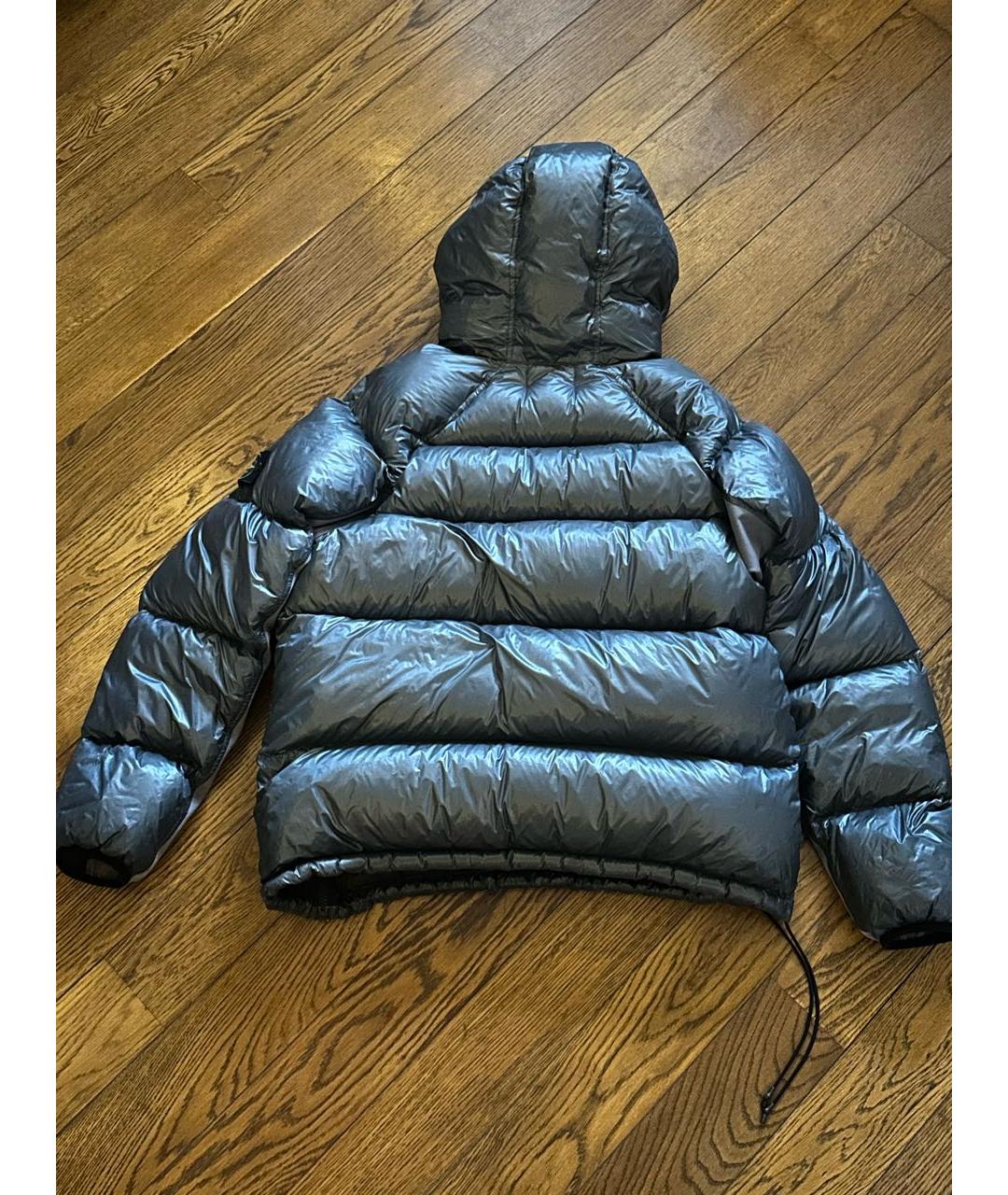 STONE ISLAND Зеленый пуховик, фото 3