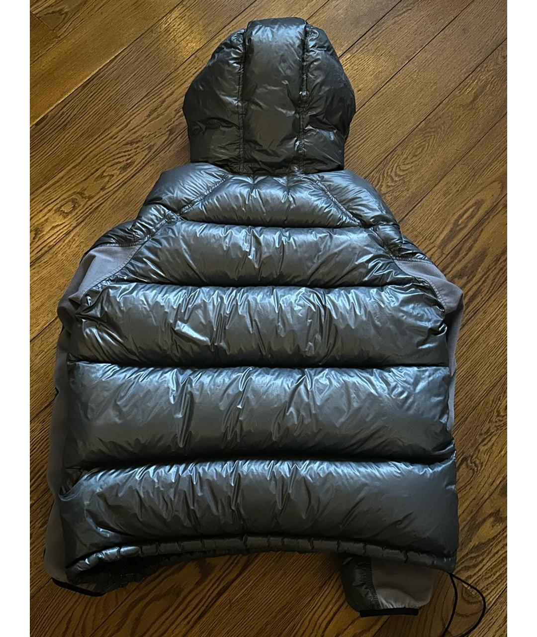 STONE ISLAND Зеленый пуховик, фото 2