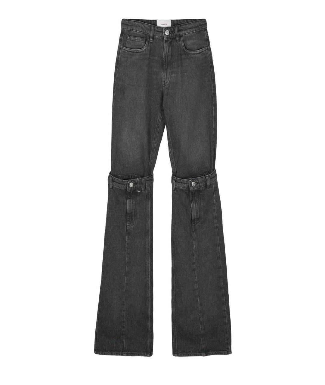 COPERNI Черные хлопковые прямые джинсы, фото 1