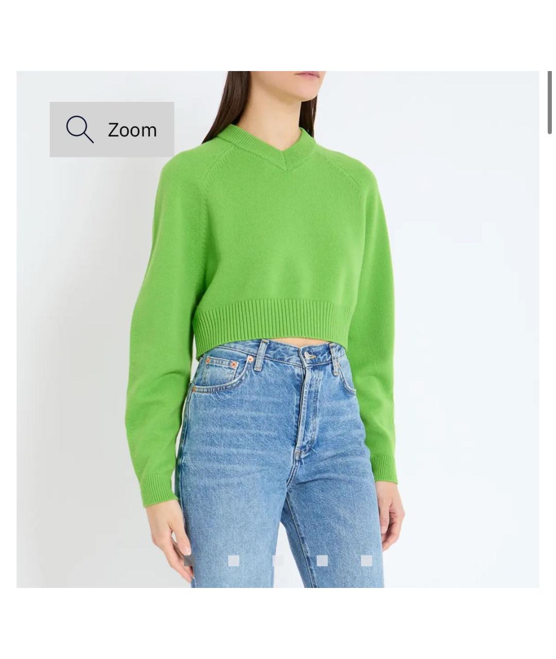 COS Зеленый шерстяной джемпер / свитер, фото 7