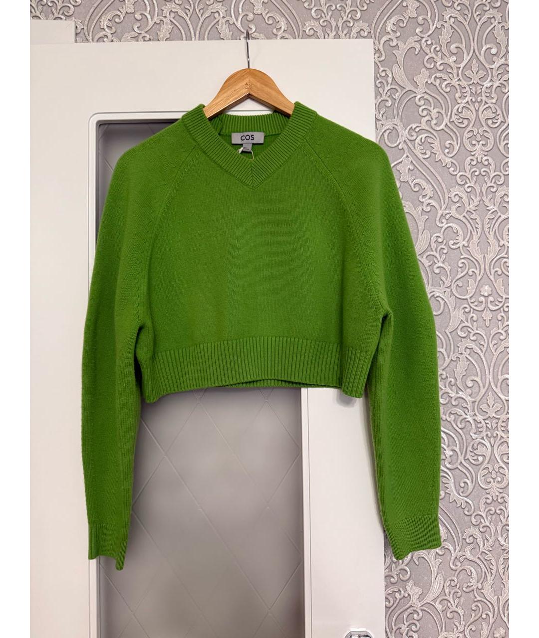 COS Зеленый шерстяной джемпер / свитер, фото 9
