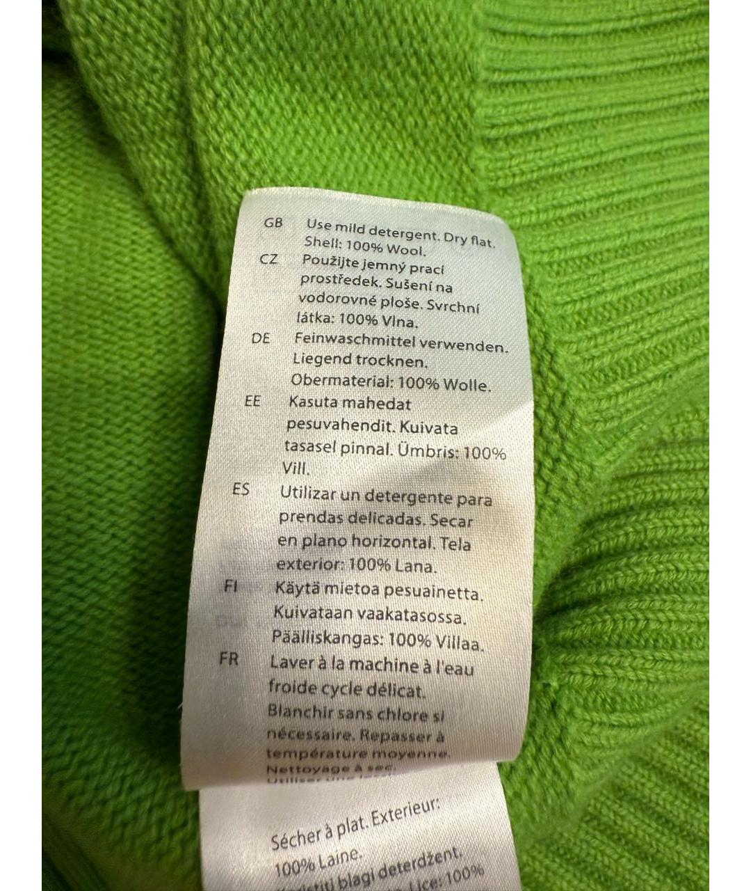 COS Зеленый шерстяной джемпер / свитер, фото 4