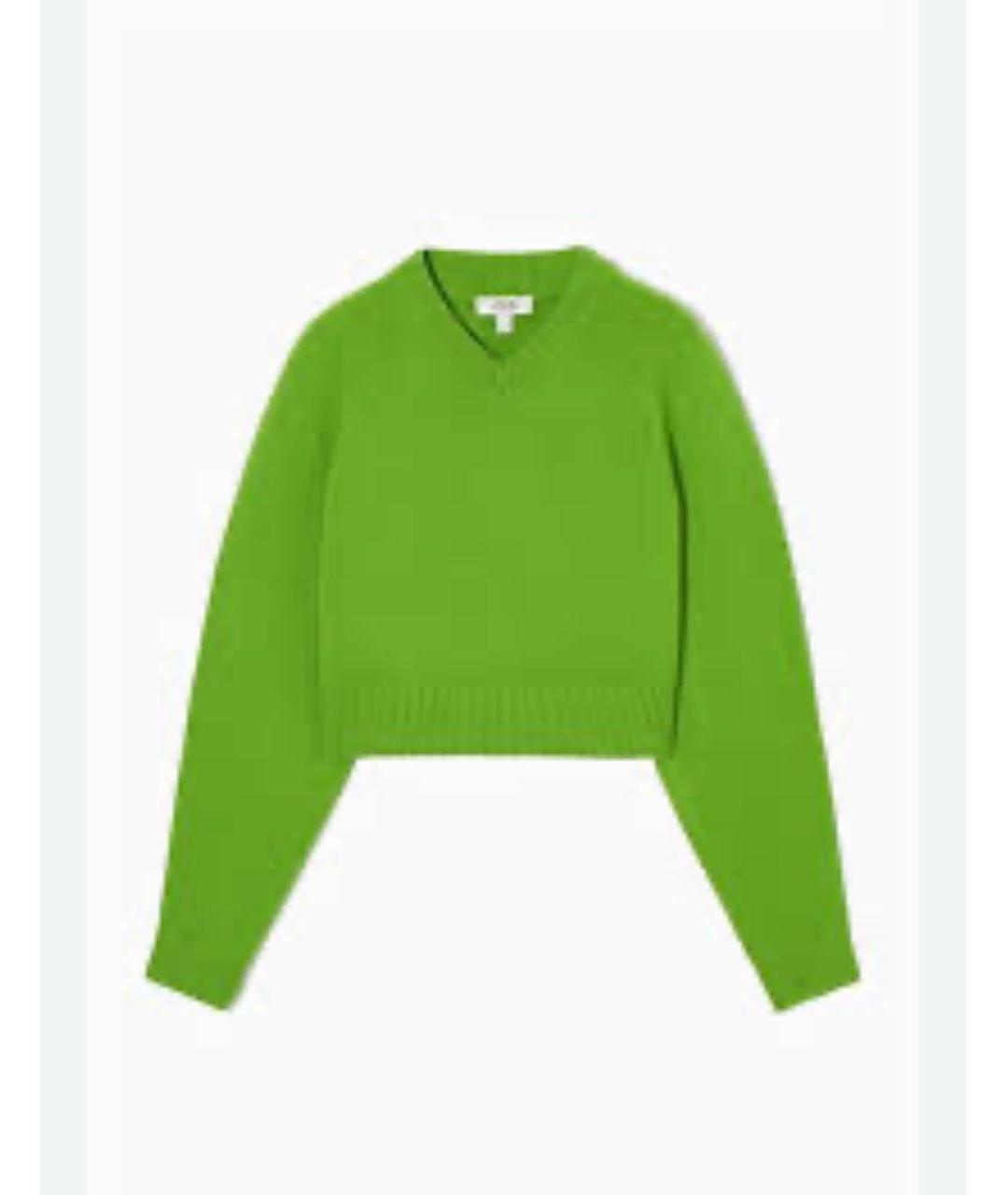 COS Зеленый шерстяной джемпер / свитер, фото 6