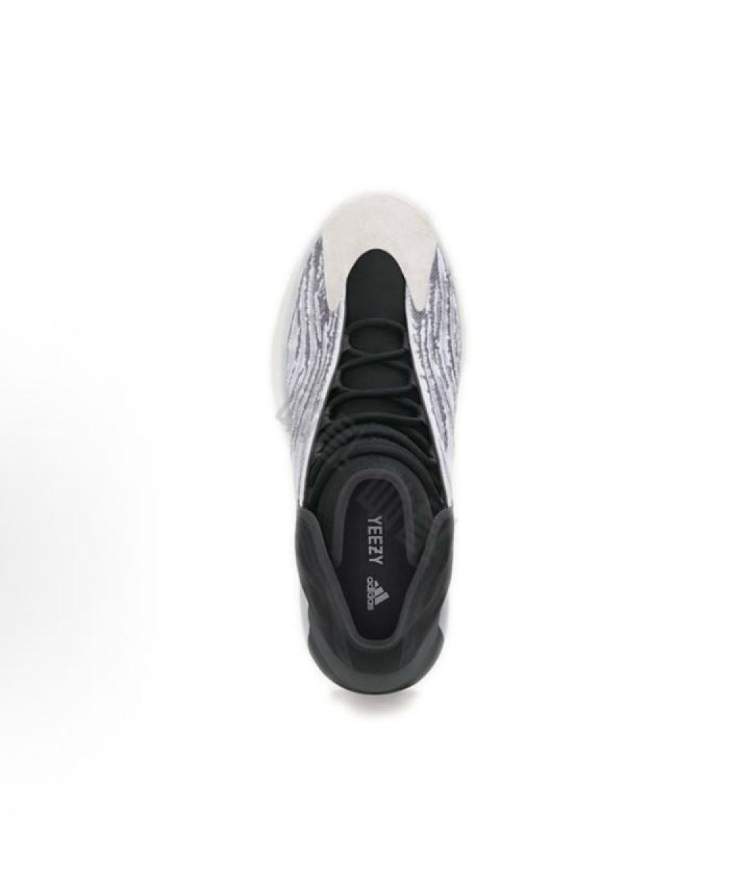 ADIDAS YEEZY Серые текстильные высокие кроссовки / кеды, фото 3