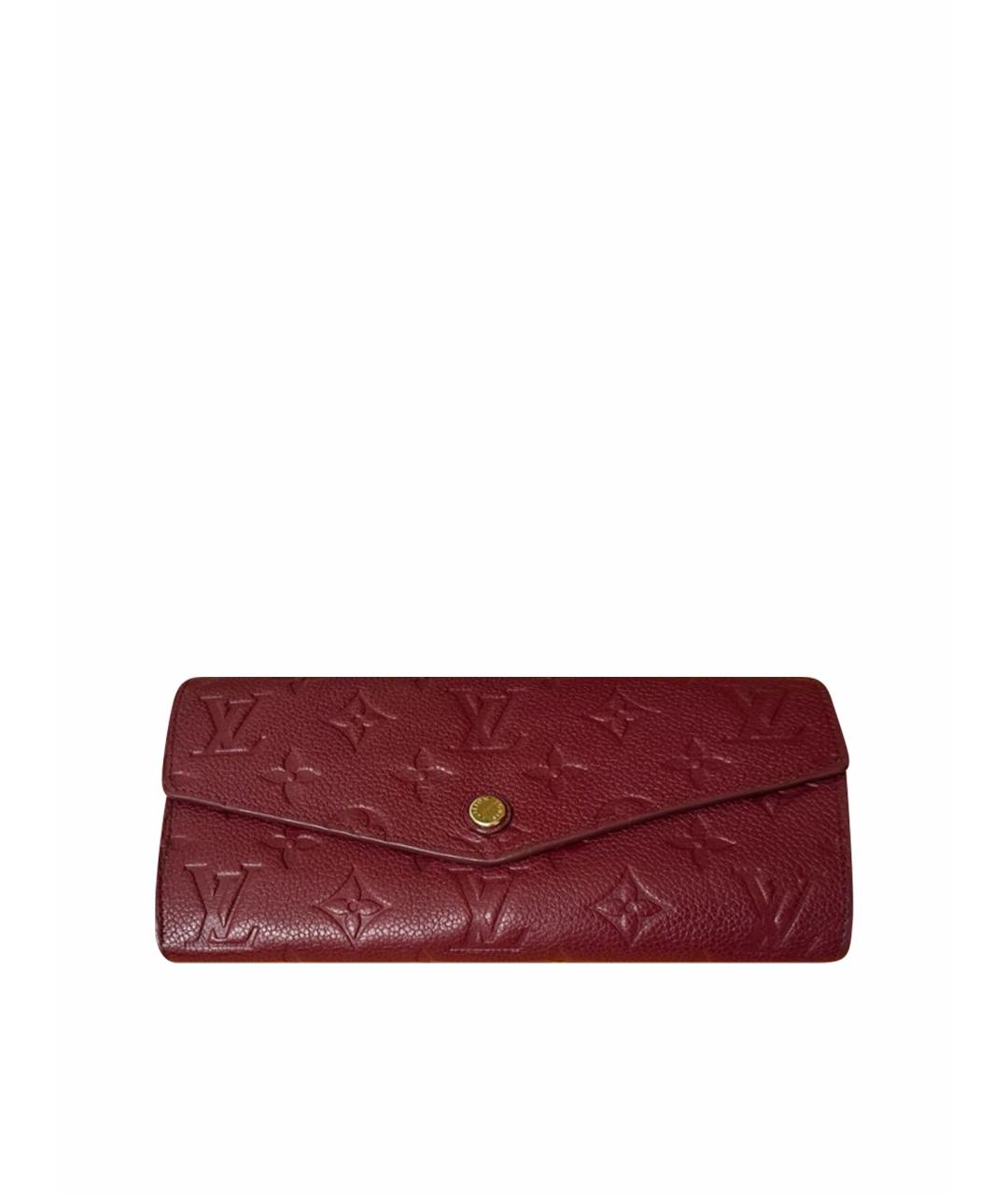 LOUIS VUITTON Фиолетовый кожаный кошелек, фото 1