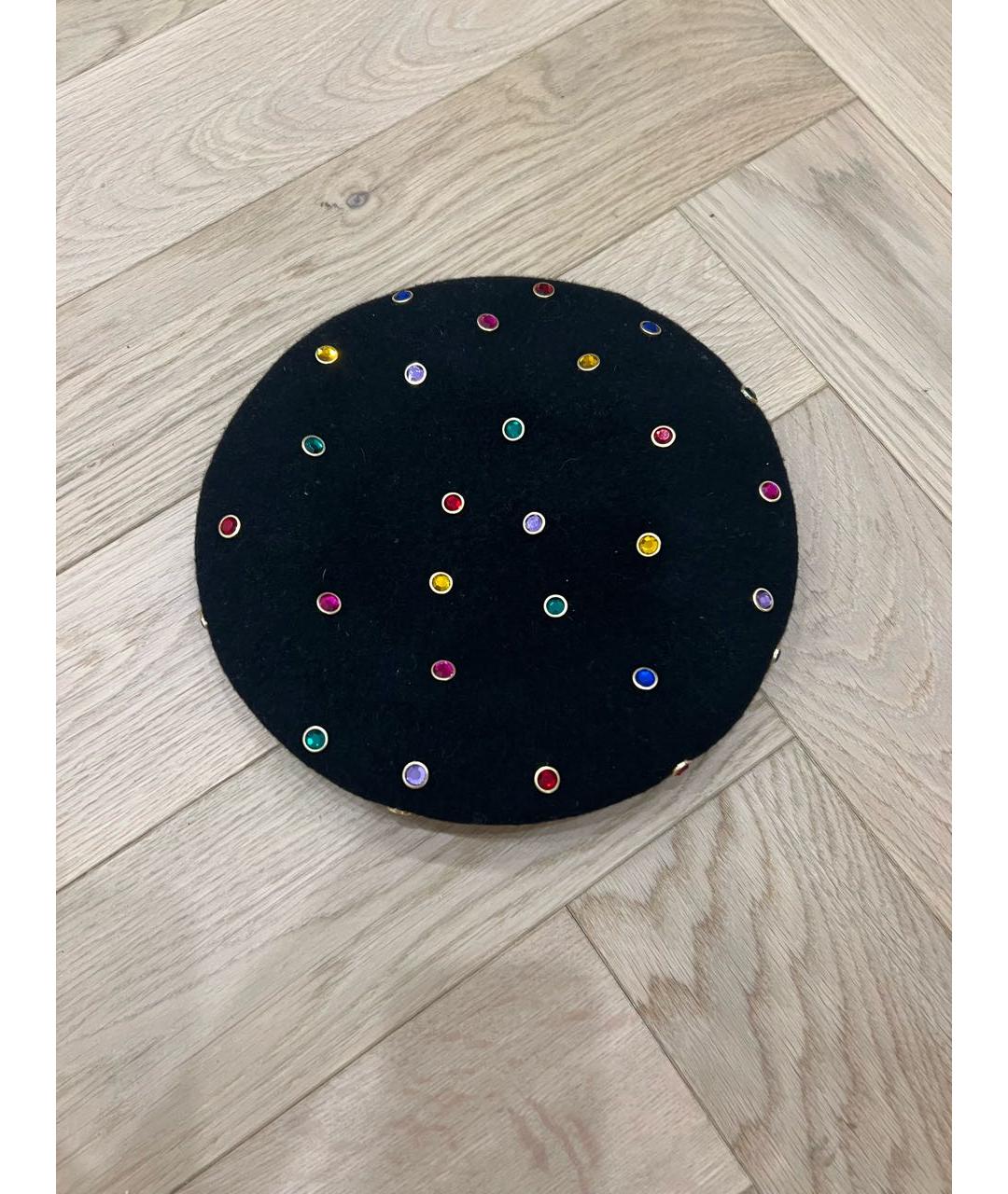 ESCADA Черная шерстяная шапка, фото 4