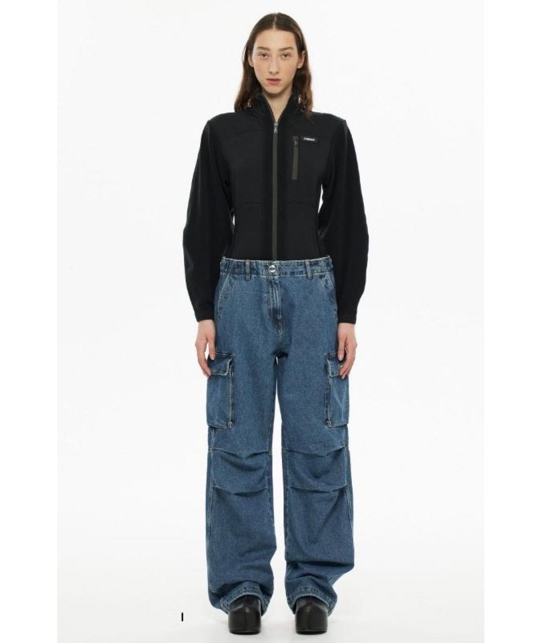 COPERNI Синие хлопковые прямые джинсы, фото 2