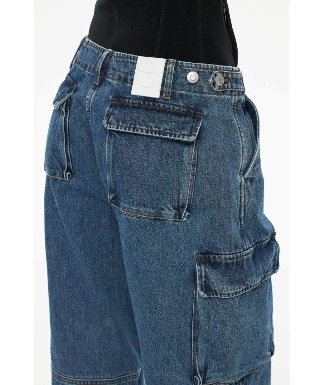COPERNI Синие хлопковые прямые джинсы, фото 5
